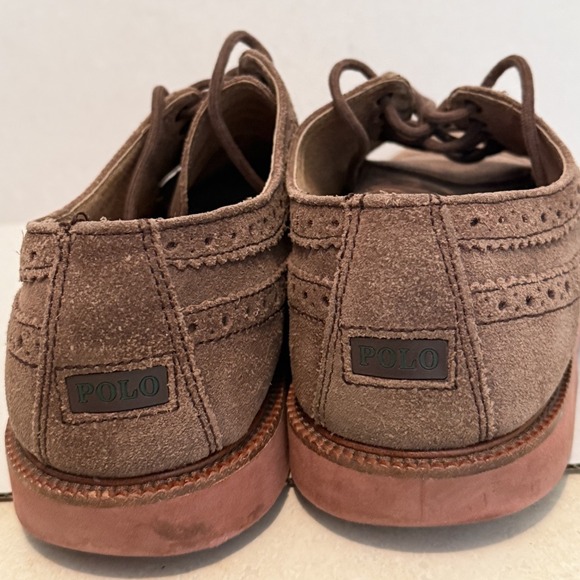 Polo Ralph Lauren Torrington wingtip Brogue Lace up Shoes Brown US‎ Size 8.5D main image 5